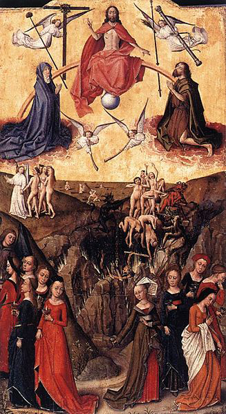 unknow artist The Last Judgment and the Wise and Foolish Virgins